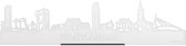 Standing Skyline Stadskanaal Wit Glanzend - 60 cm - Woondecoratie design - Decoratie om neer te zetten - WoodWideCities