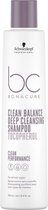 Schwarzkopf Bonacure Clean Balance Deep Cleansing Shampoo 250ml - Normale shampoo vrouwen - Voor Alle haartypes