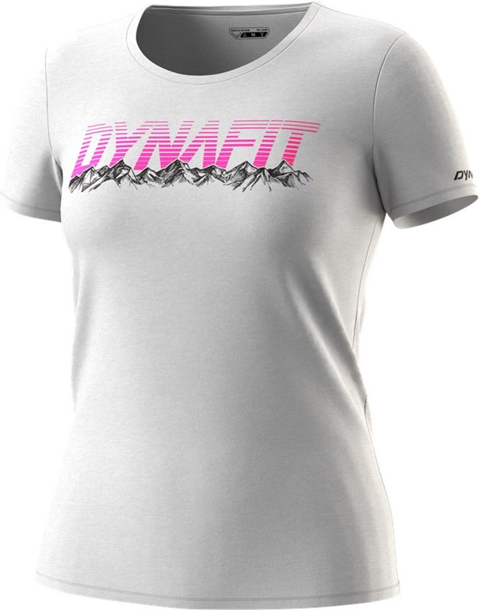 DYNAFIT Graphic Korte Mouwen T-Shirt Dames - Nimbus / Range - DE 34
