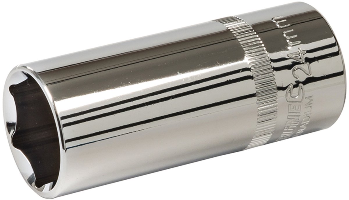Silverline Diepe zeskantige 1/2 metrische dop 24 mm