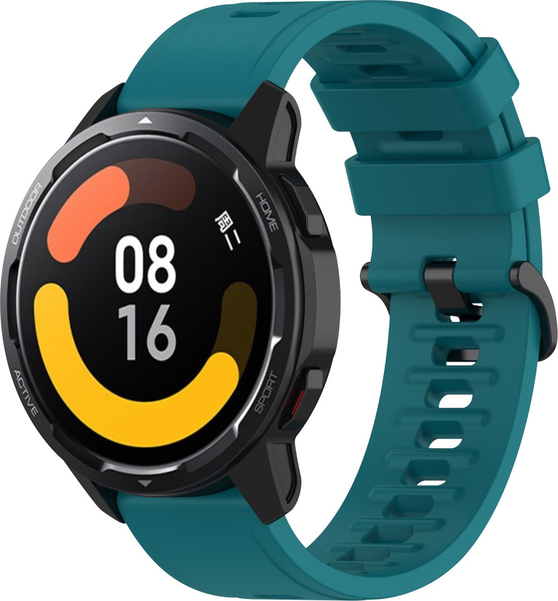 Band Geschikt voor Xiaomi Watch S1 Active / Watch Color 2 Flexibel Pauwblauw
