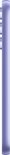 Paarse Samsung Galaxy A54 5G smartphone, zijaanzicht.