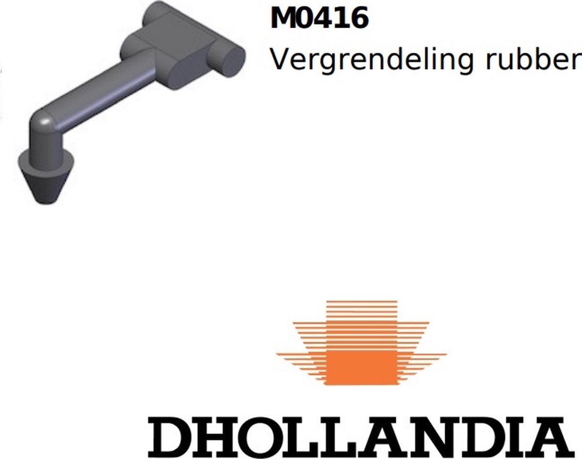 Dhollandia vergrendeling rubber M0416