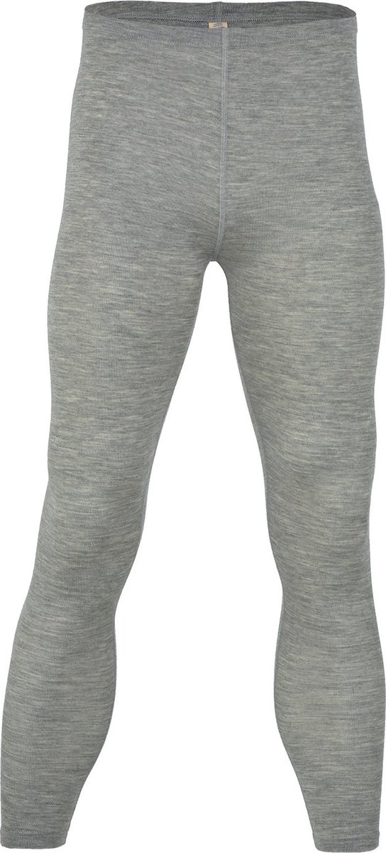 Heren Legging Zijde - Merino Wol Engel Natur - GOTS lichtgrijs 46/48(M)
