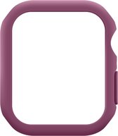Geschikt voor Apple Watch Series 8/7, 45mm Volledige bescherming Gehard Glas – Bordeaux
