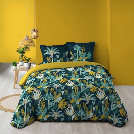 Housse de couette - Parure de lit 140x200 cm Coton Jungle