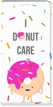 Bookcase met Quotes Geschikt voor Samsung Galaxy A14 5G Smartphone Hoesje Cadeautjes voor Meisjes Donut