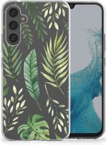 Back Case Siliconen Hoesje Geschikt voor Samsung Galaxy A34 Telefoonhoesje Bladeren