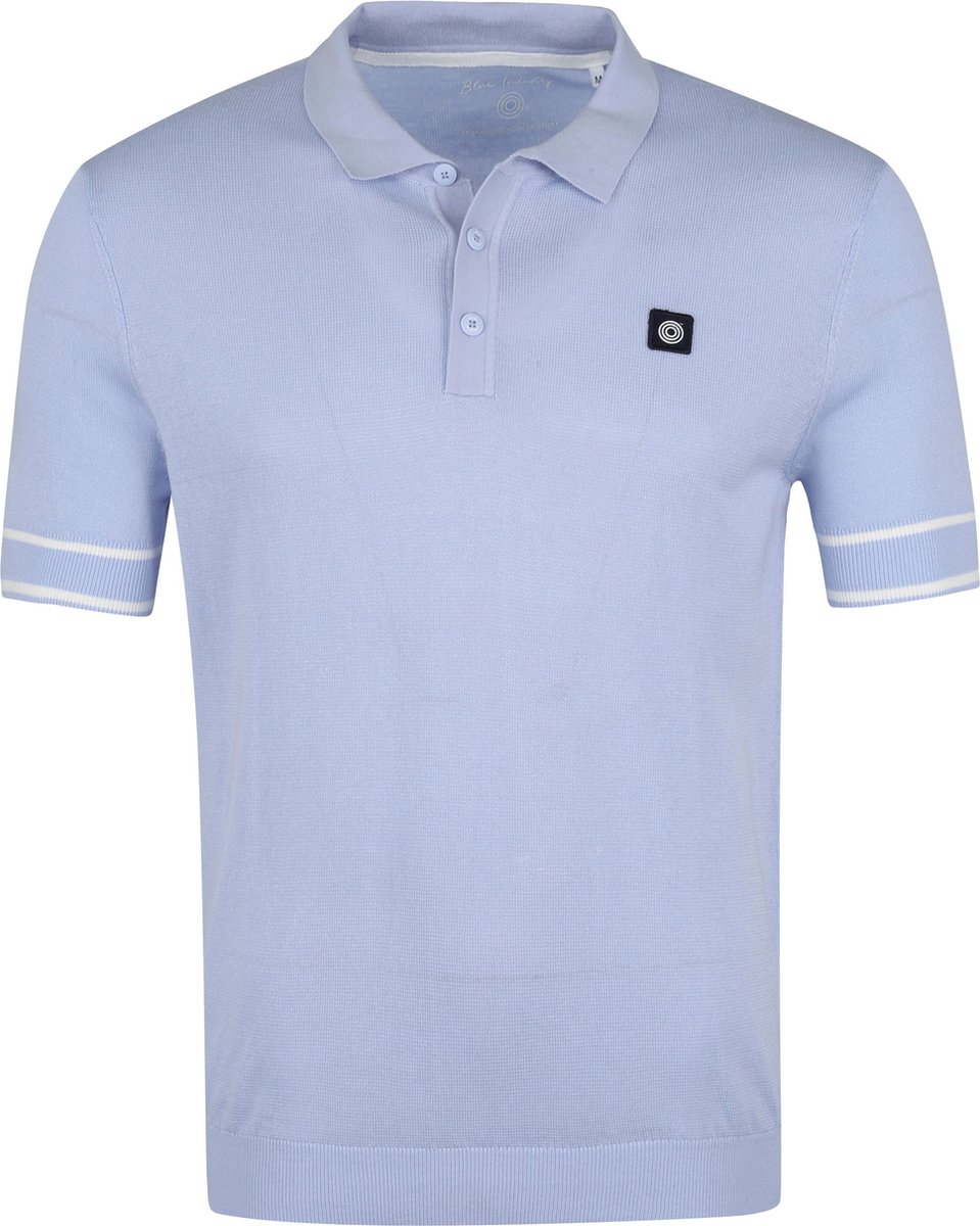 Blue Industry - Poloshirt Lichtblauw - Modern-fit - Heren Poloshirt Maat M