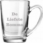 Theeglas gegraveerd - 32cl - De Liefste Bomma