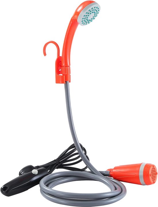 LIBERRWAY Campingdouche, met 2 oplaadbare batterijen, groen