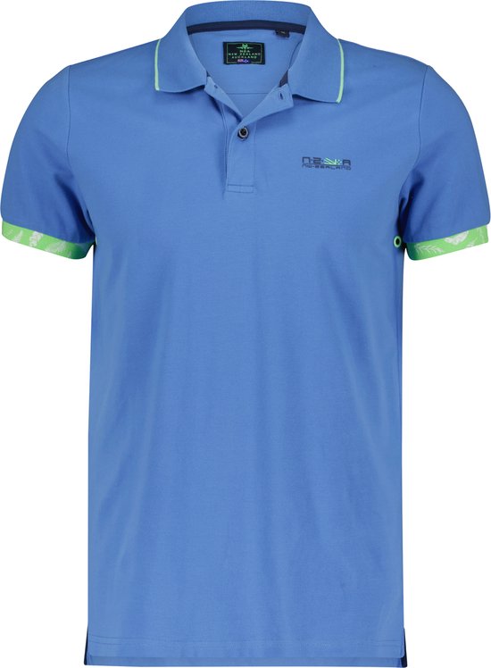 New Zealand Auckland Polo Shirt Turimawiwi 23cn151 1672 Full Blue Homme Taille - M