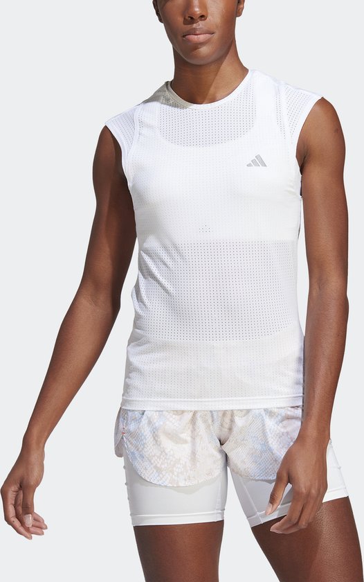 adidas Performance Fast Running T-shirt - Dames - Wit - XS