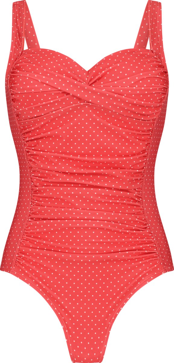 Hunkemöller Dames Badmode Shaping badpak Ocean Rood maat 46