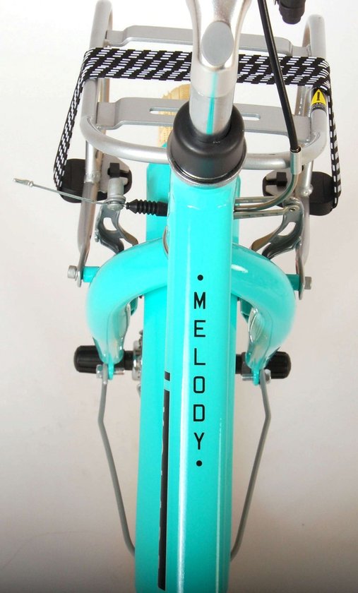 Volare Melody Kinderfiets - Meisjes - 16 inch - Turquoise - Prime Collection van Volare — afbeelding 5