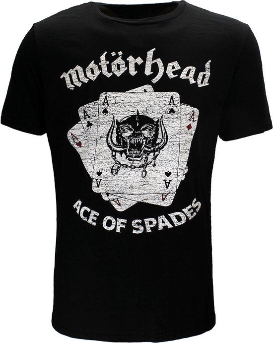 Motorhead Ace of Spades Cards T-Shirt - Officiële Merchandise