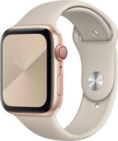 Apple Sport Band voor Apple Watch Series 1 / 2 / 3 / 4 / 5 / 6 / 7 / 8 / 9 / SE / Ultra (2) - 42 / 44 / 45 / 49 mm - Stone