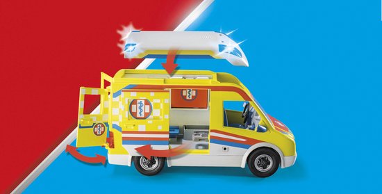 Promo Hôpital pédiatrique aménagé playmobil chez Auchan