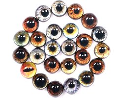 WiseGoods Luxe Veiligheidsoogjes Dieren 10MM - Hobby - DIY - Accessoires Haken & Breien - Knuffels Maken - Set Amigurumi Ogen 20st
