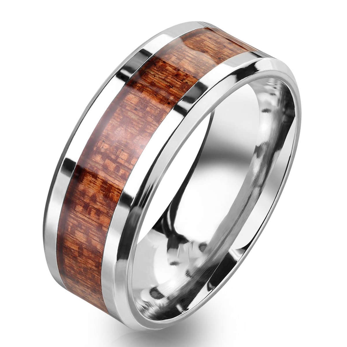 Yuno - Ring Heren - Mannen Ring - Ring Zilver - Zilveren Ringen - Dames Ring - Ring Mannen
