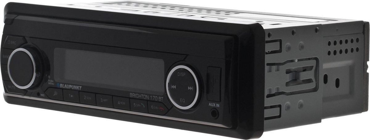 Blaupunkt Brighton 170 – Autoradio – Enkeldin – Bluetooth – USB – AUX –  Zwart | bol.com