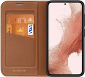 Dux Ducis - Hoes geschikt voor Samsung S23- Magnetische sluiting - Book Case - Bruin