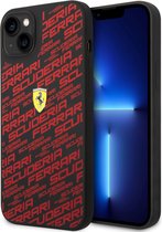 Ferrari Silicone Back Cover voor Apple iPhone 14 Plus - Bescherm je telefoon met een luxe zwarte hoes