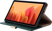 Phreeze Tablethoes - Geschikt voor Samsung Galaxy Tab A7 Lite - 2021 - Luxe Lederen Hoesje - Ingebouwde Standaard met Kaarthouders - Hoesje met Magnetische Sluiting - Beschermhoes - Groen