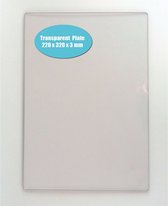 Nellie Snellen PowerBoss Transparent Plates 3mm