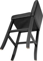 tectake - Design luxe barstoel barkruk barstoelen zwart - 400551