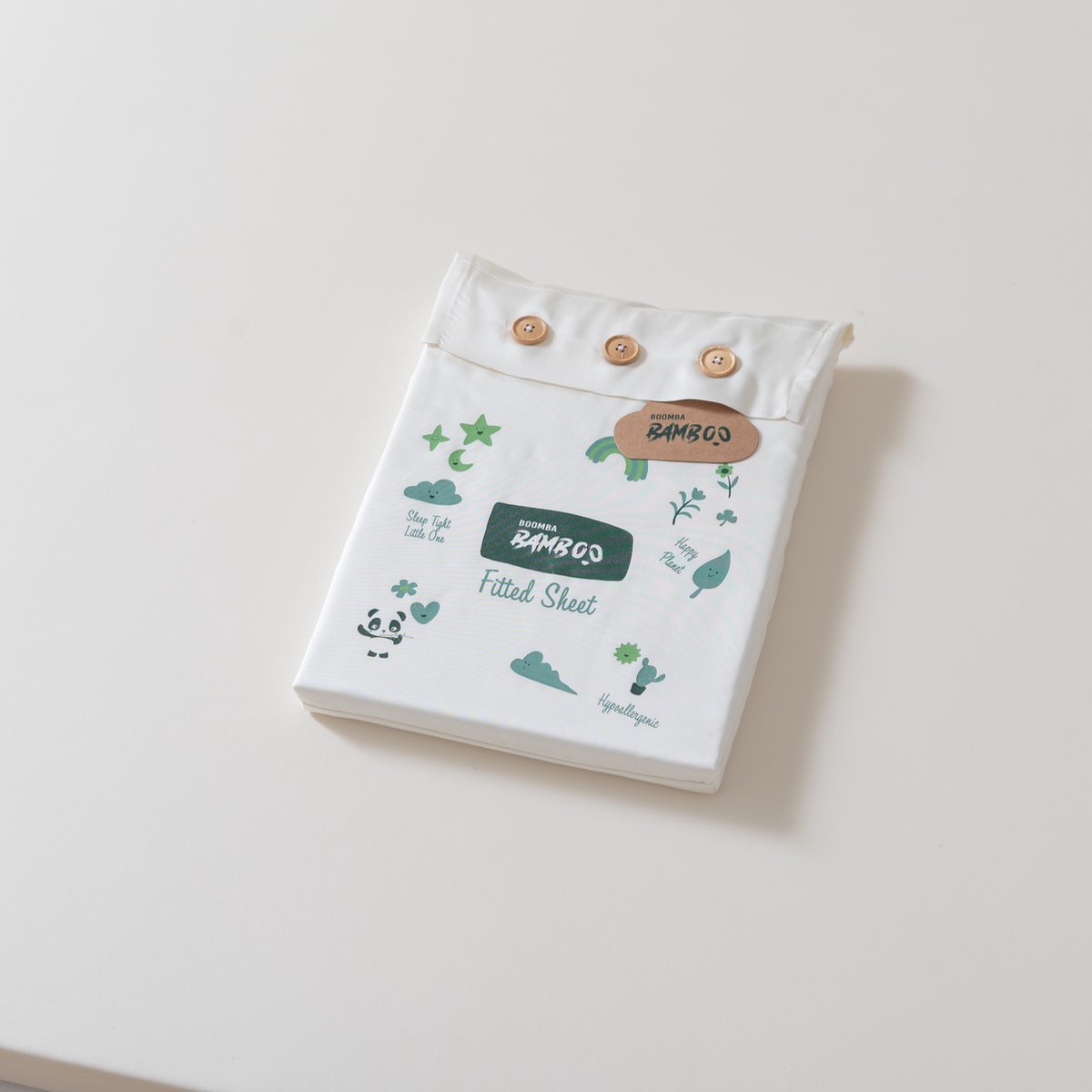 Boomba Bamboo Kids - Drap housse en bambou 100% bio pour enfant 80x140