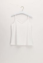 Oroblu Dames Perfect Line Cotton Top White - L