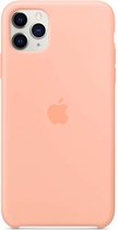 Apple Siliconen Hoesje voor iPhone 11 Pro Max - Grapefruit Oranje