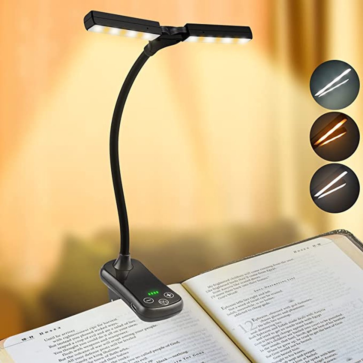 Liseuse de Boek - Liseuse pour livre - Lampe de lecture - LED
