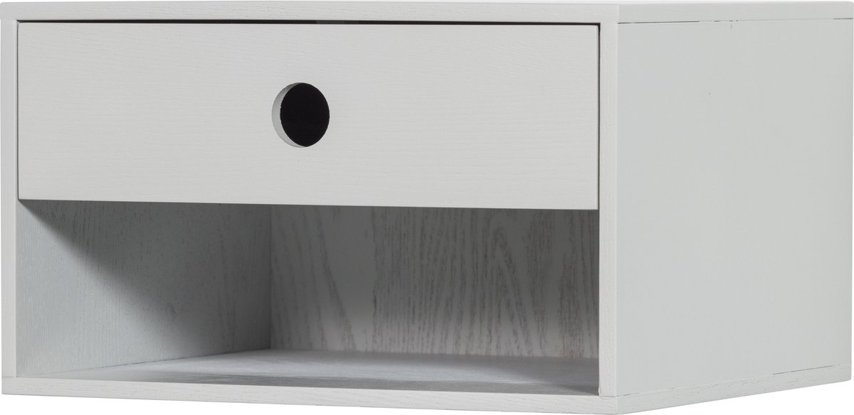 Jena hangend nachtkastje links/rechts hout naturel € 49,- ⋆ WOOOD