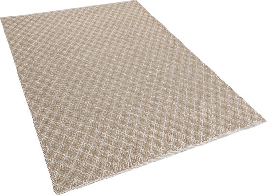 AKBEZ - Laagpolig vloerkleed - Beige - 140 x 200 cm - Jute