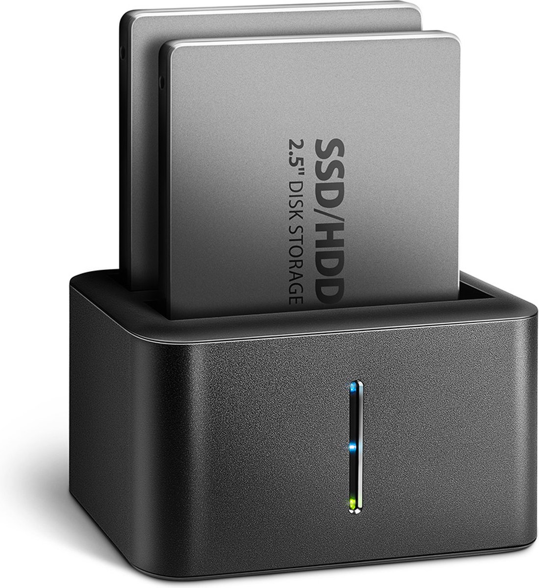 AXAGON ADSA-D25 USB 3.2 Gen 1 - 2x SATA 6G 2.5 SSD/HDD CLONE DUAL MINI dock *USBAM *MICROBM *SATAF