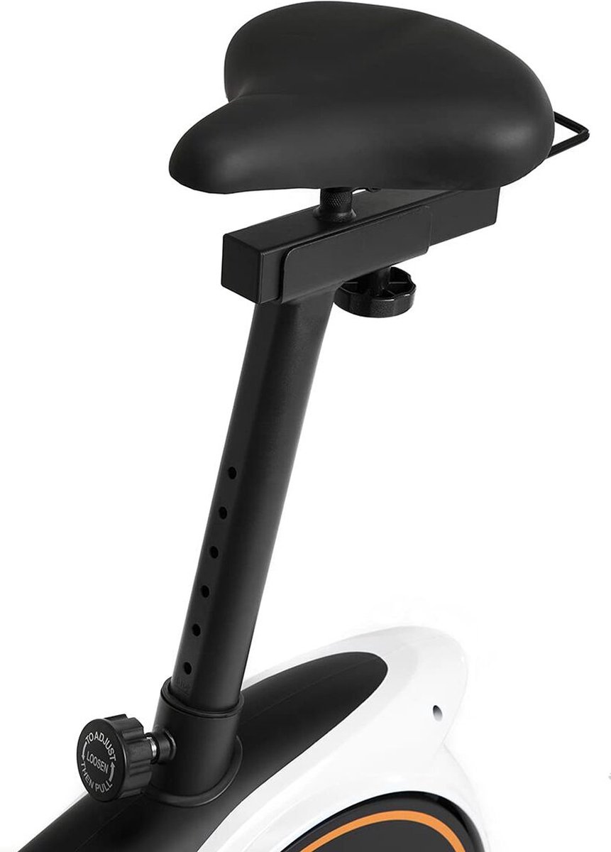Afbeelding 2 van Zipro Nitro RS Hometrainer Magnetische Fiets, Hartslagsensoren, Gemakkelijk te transporteren, Antislippedalen, Flessenhouder, Homegym, Stabiele structuur, Max. gebruikersgewicht 150 kg, zwart en wit