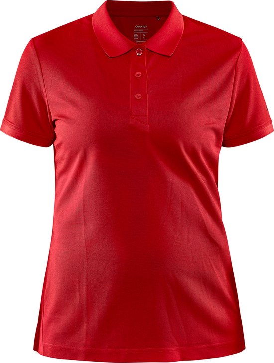 Craft Poloshirt Core Unify Dames Rood