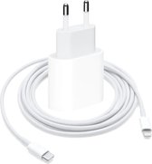 iPhone 11/12/13 Power Adapter 20W USB-C Snellader met USB-C Kabel (1 Meter ) Geschikt voor Apple iPhone 13/12/11 Pro Max USB C Lader Oplader Oplaadstekker Blokje Oplaadblokje