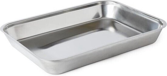 Plateau à Viande Inox 410x310x55mm GN792 - Restaurant - Hotel - Professionnel