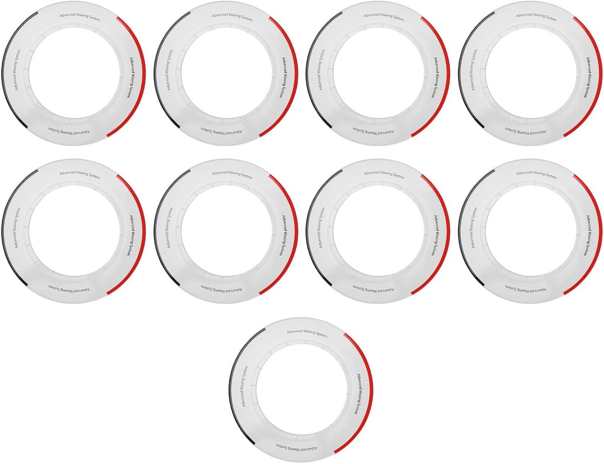 Wax Warmer Ringen - Waxverwarmer Accessoires - Huidverzorging Thuis - Lekvrije Bescherming - 10 stuks - Wit