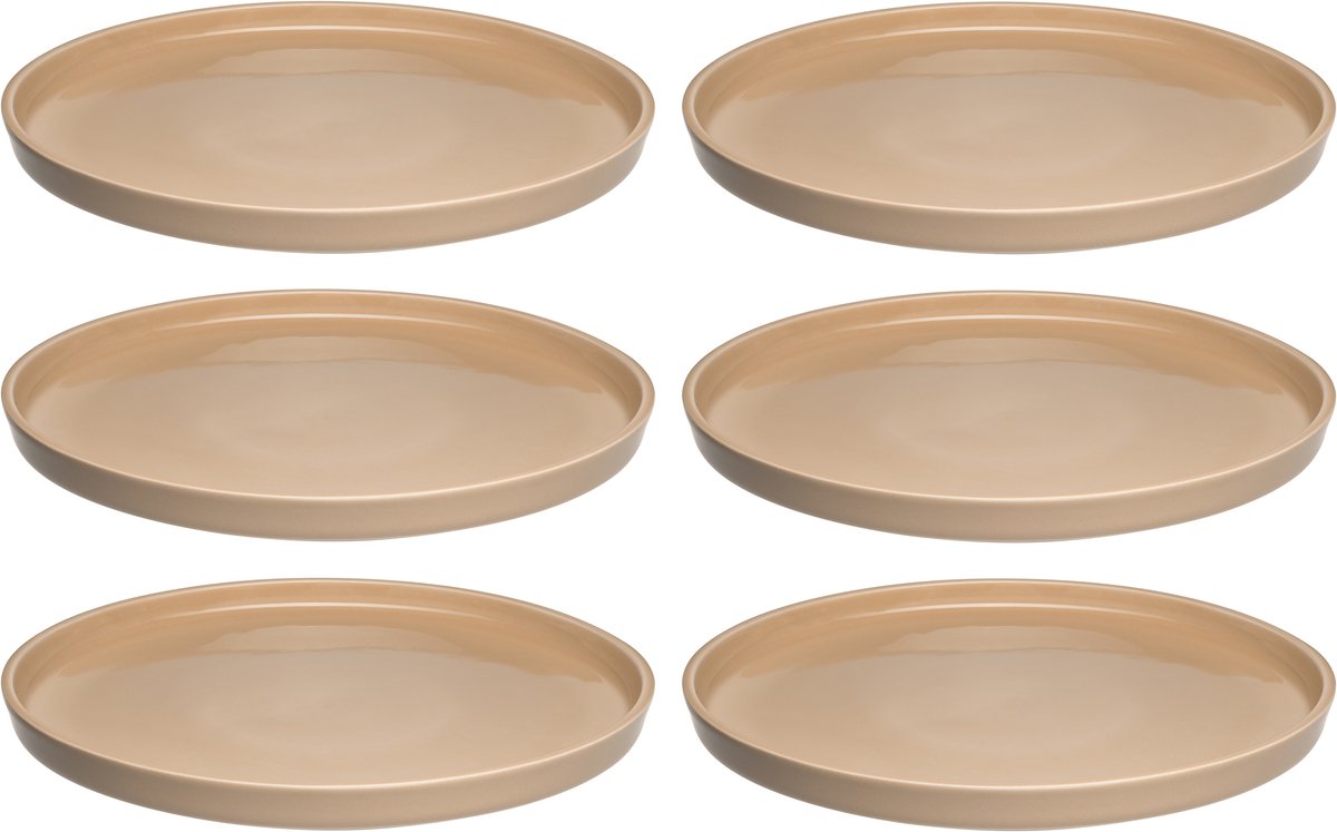Leonardo Roma bord 22cm abrikoos - set/6
