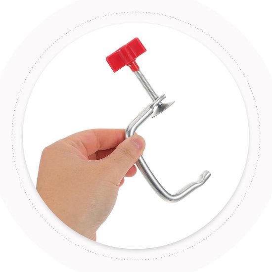 Pastamachine Onderdelen - Noodle Maker - Verse Pasta Maken - Universeel Compatibel - Clip < 7cm - Rood van Pastamachine — afbeelding 3