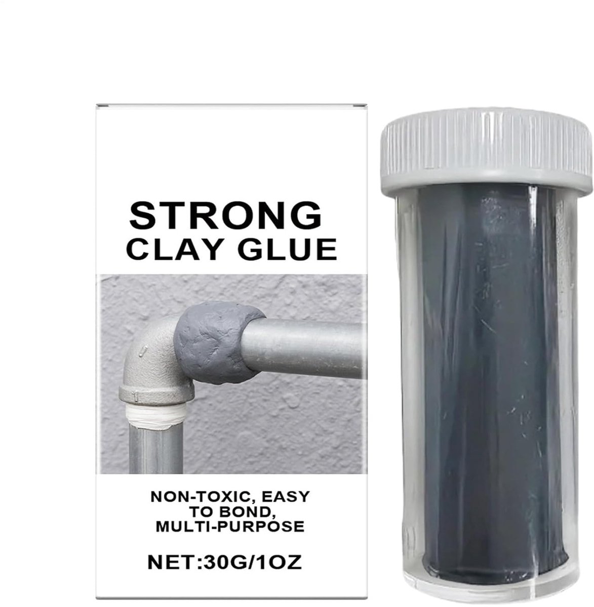 Reparatielijm Klei - Multifunctionele kit - Huis reparaties - Waterdicht en hittebestendig - 30G - Wit