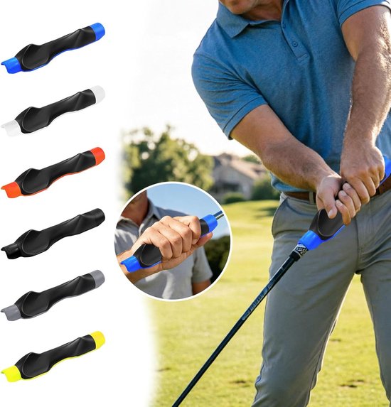 Golf Greeptrainer - Golf Hulpstuk - Correcte Houding - Ergonomisch Design - 16 x 4 x 5 cm - Zwart van GOLF — afbeelding 3