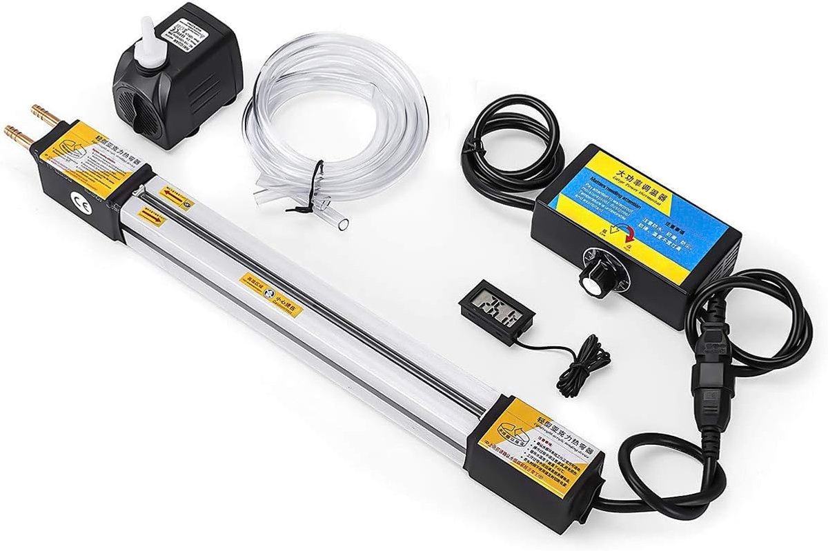 Plastic Bender - Hitte Buiger - Panelen Vormgeven - Waterkoeling - 30 cm - Zwart