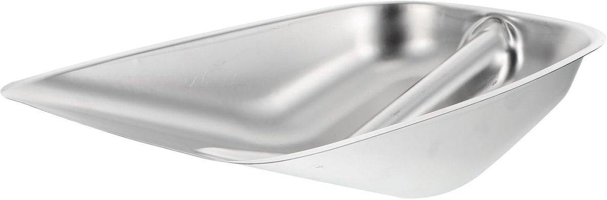 Buitenschep Breed - Roestvrij Staal - Sneeuw Ruimen - Groot Oppervlak - 36 x 26 cm - Zilver