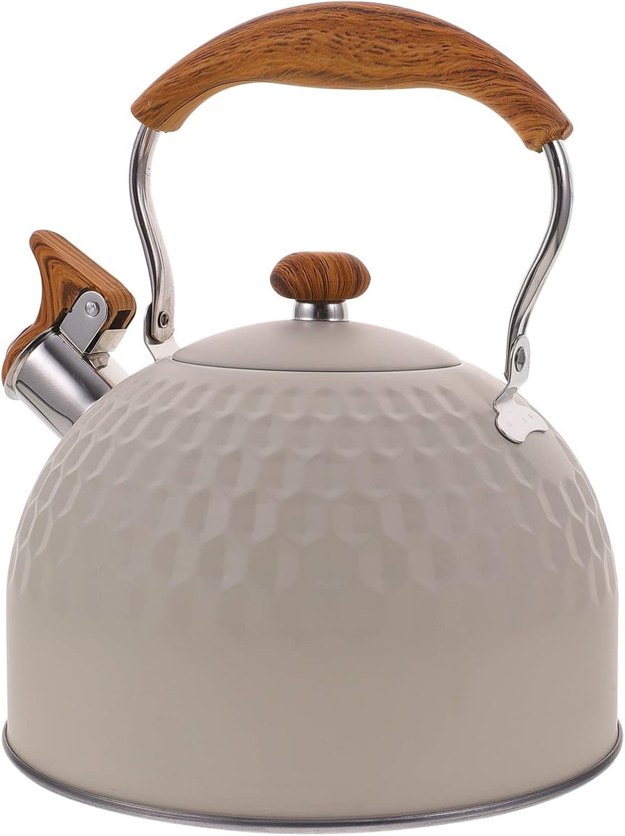 Fluitende theepot Waterkoker fornuis Water koken Grote capaciteit 25 Liter Beige