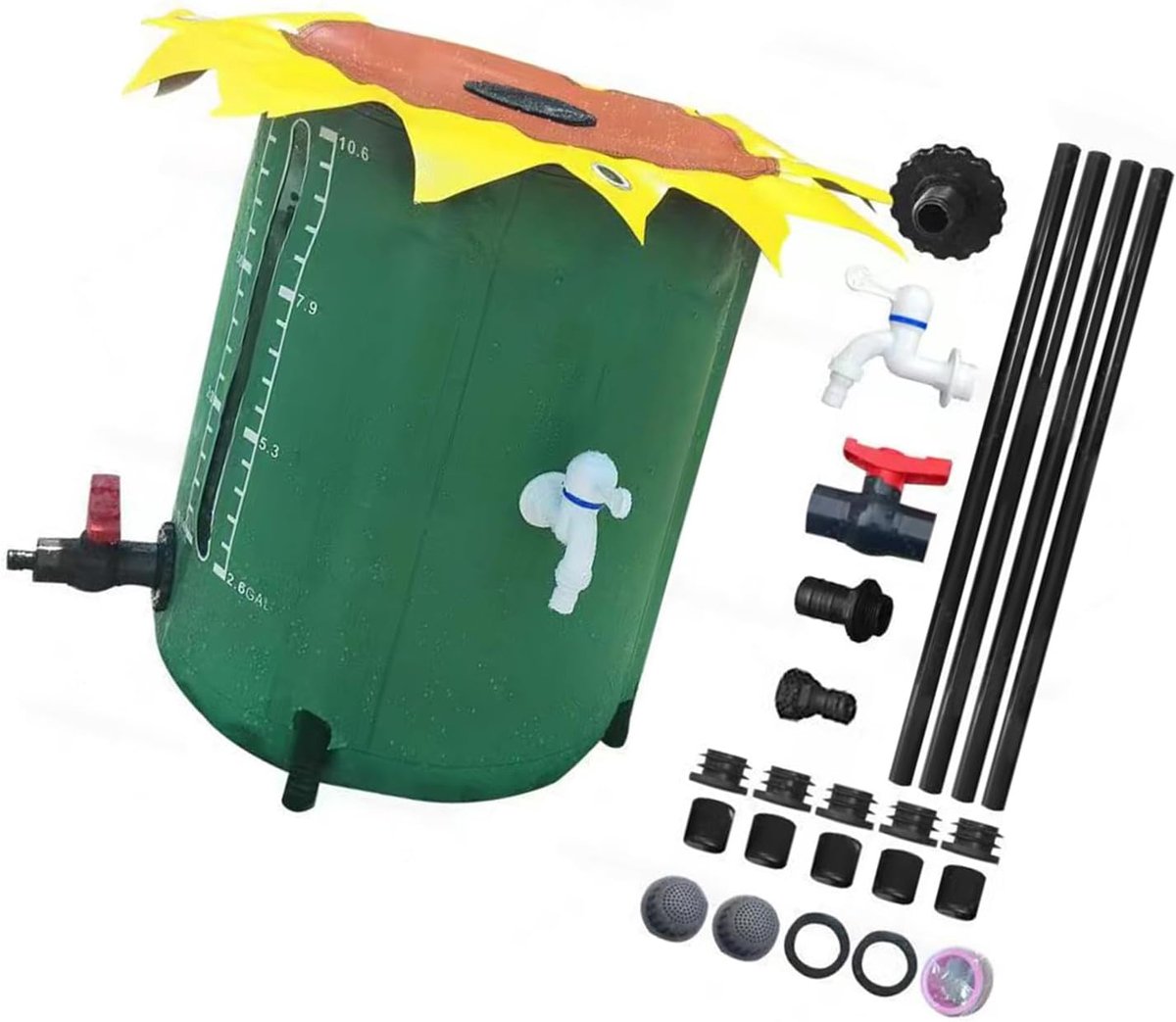 Opvouwbare Regentuin - Water Emmer - Tuin Bewatering - Grote Capaciteit - 50 Liter - Meerkleurig